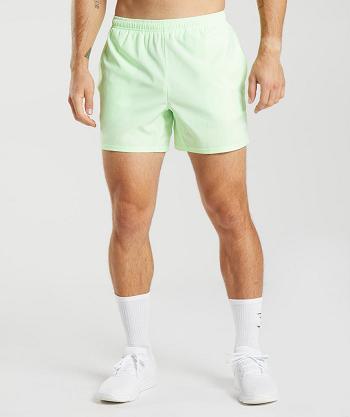 Gymshark Arrival 5" Shorts Herr Mintgröna | SE 3425FDN